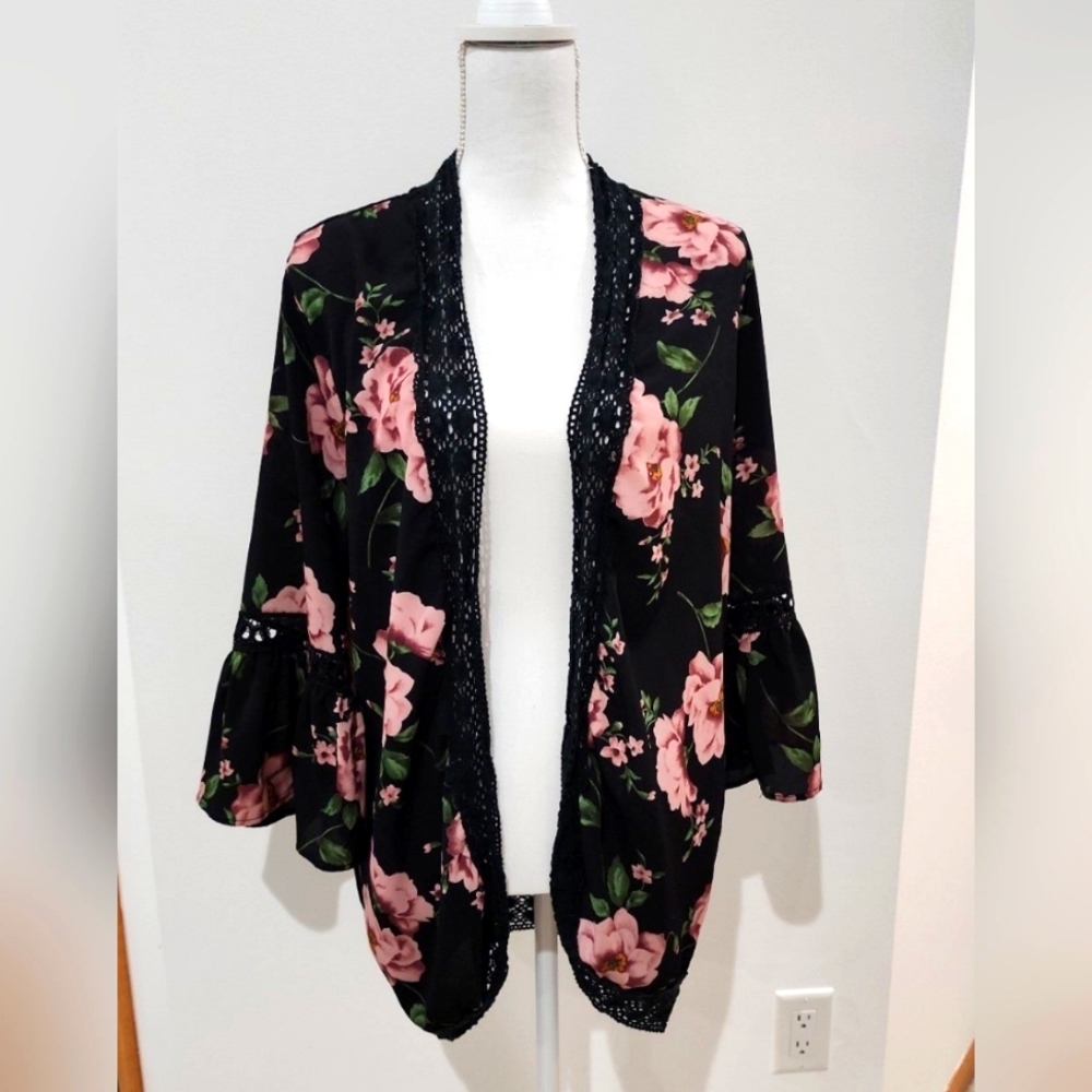 Shein Floral cover top